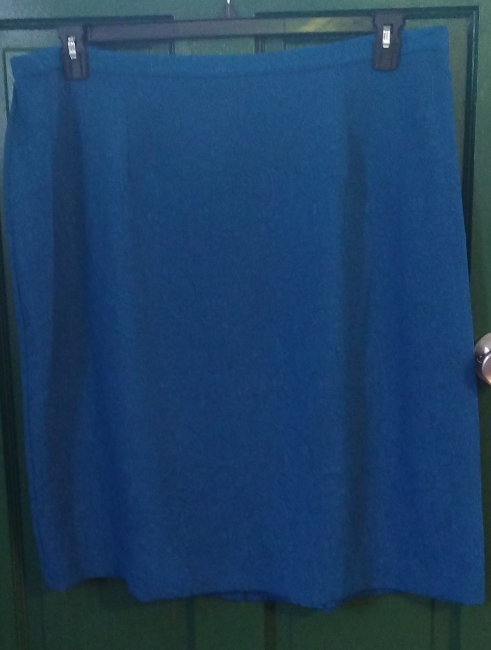 Studio I Teal Blue A-Line Skirt